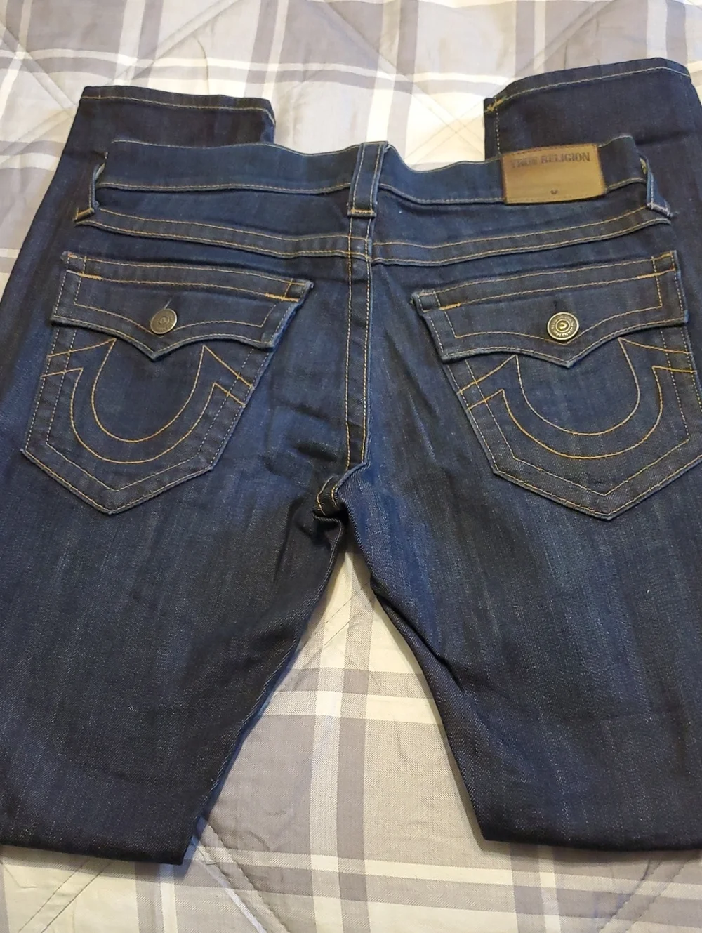 True Religion Indigo Blue Back-Pocket Jeans 28